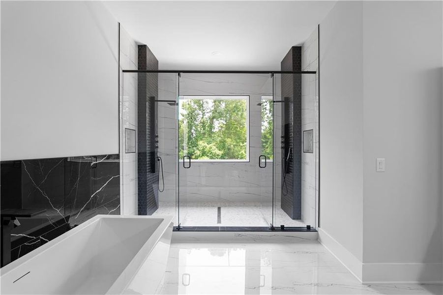 Furnished interior view inside a new home in , Atlanta (Image 10).