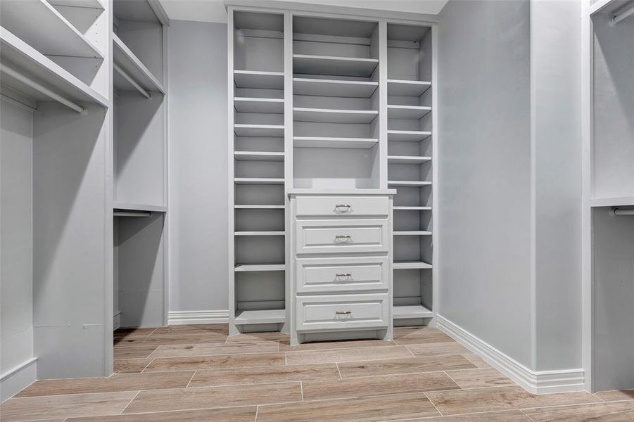 Outstanding primary closet