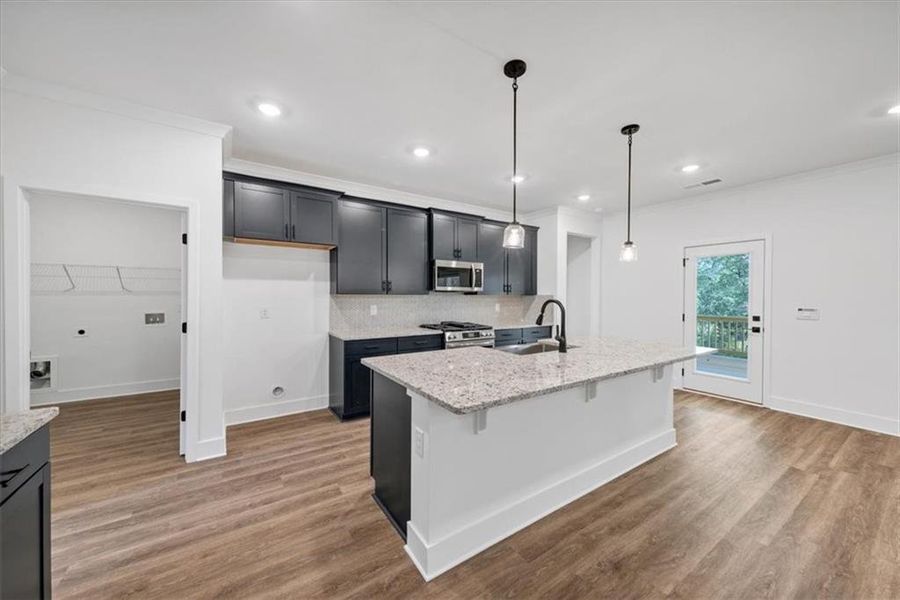 Furnished interior view inside a new home in Tuscany Hills, Douglasville (Image 6).