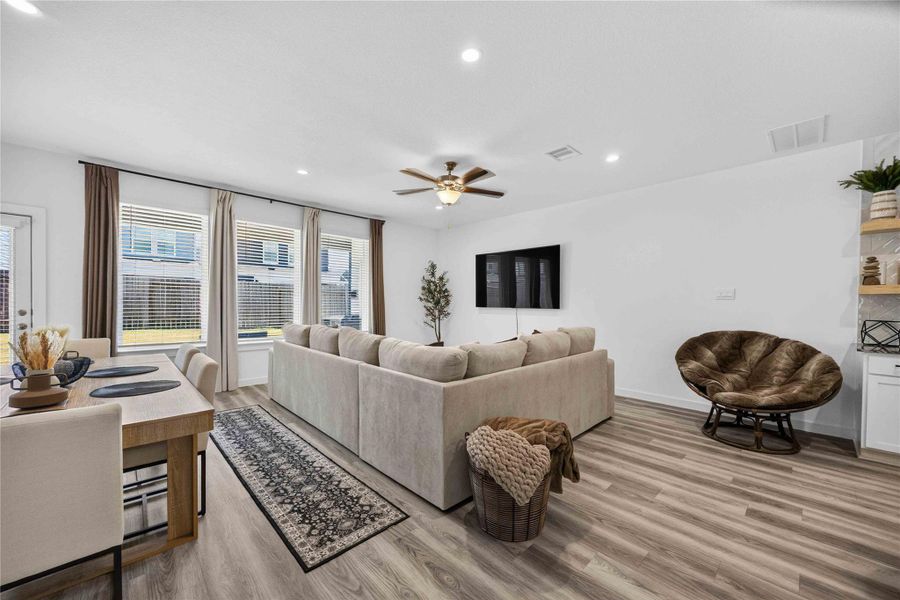 Furnished interior view inside a new home in , Houston (Image 3).