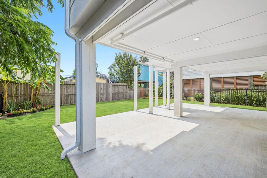 Exterior details and patio area of a home in , Clear Lake Shores (Image 26). Exterior details and patio area of a home in , Clear Lake Shores (Image 26).