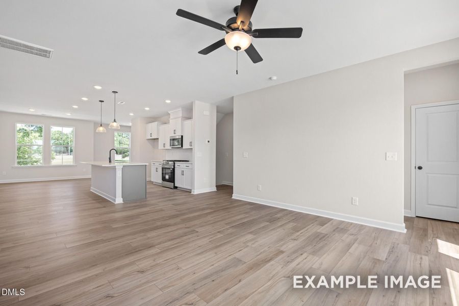 Spacious, unfurnished interior of a new home in Camden Park, Knightdale (Image 16). Spacious, unfurnished interior of a new home in Camden Park, Knightdale (Image 16).