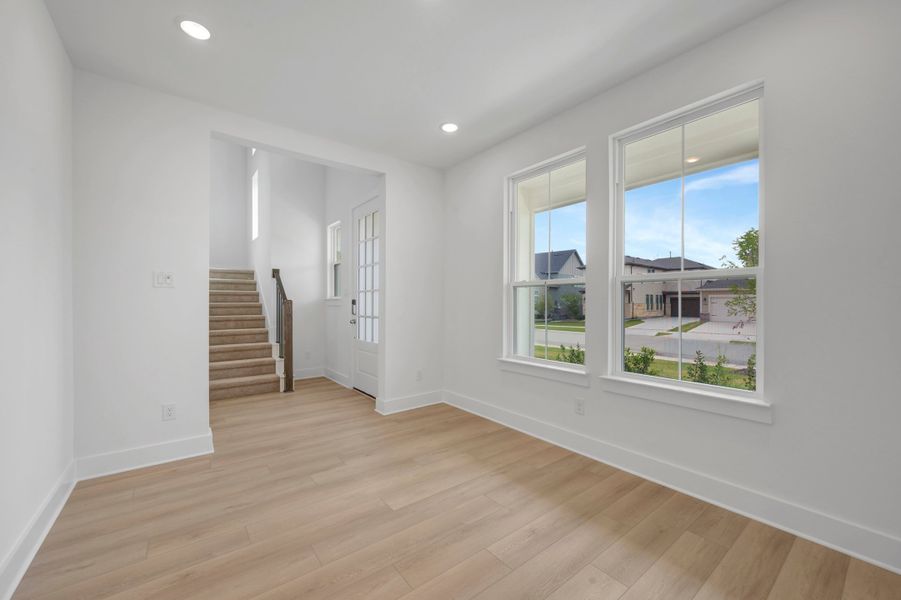 Spacious, unfurnished interior of a new home in The Retreat at Harvest, Argyle (Image 18). Spacious, unfurnished interior of a new home in The Retreat at Harvest, Argyle (Image 18).