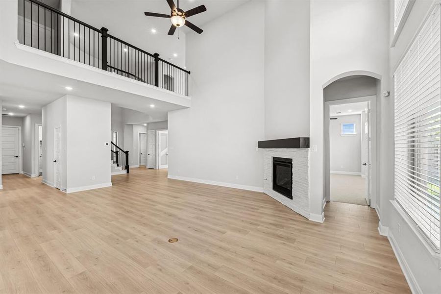 Spacious, unfurnished interior of a new home in South Pointe  Village Series, Mansfield (Image 23).