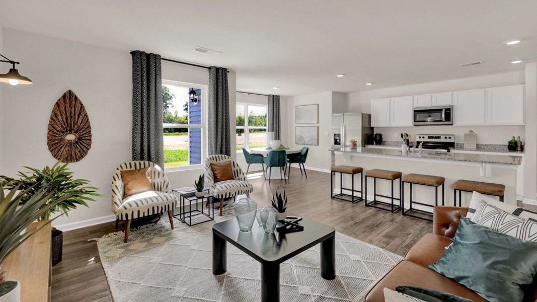 Furnished interior view inside a new home in Johnson Farms, Greeneville (Image 5).