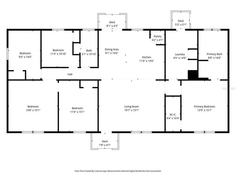 2D floor plan layout of this home in , Dade City, FL (Image 3).