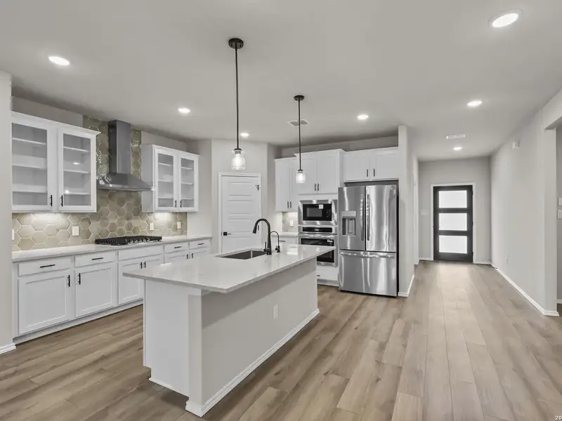 Furnished interior view inside a new home in Bricewood, San Antonio (Image 10).