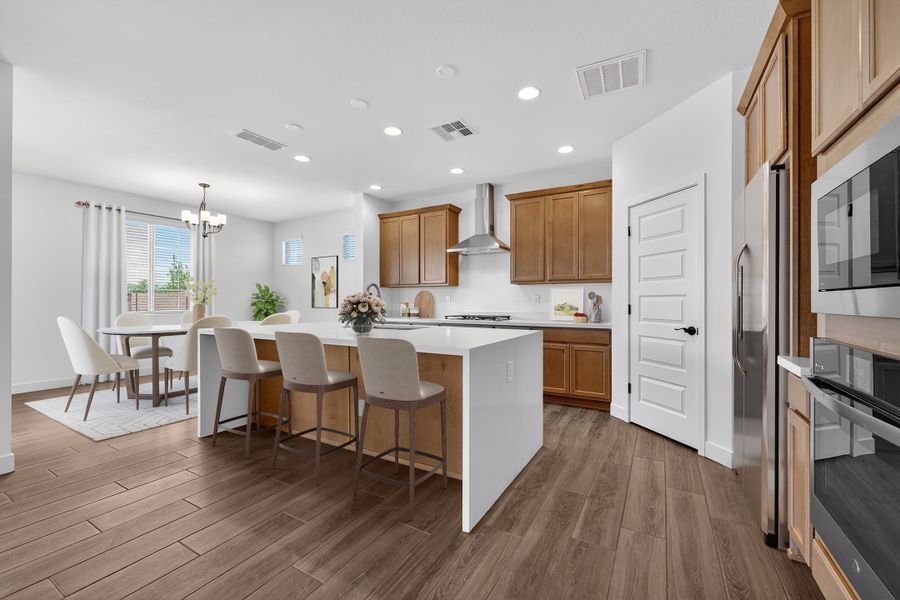 Furnished interior view inside a new home in La Mira, Mesa (Image 3). Furnished interior view inside a new home in La Mira, Mesa (Image 3).