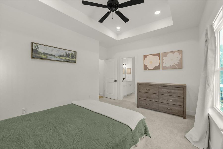 Furnished interior view inside a new home in , Houston (Image 6).