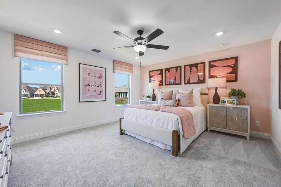 Furnished interior view inside a new home in South Oak, Lakewood Village (Image 19).