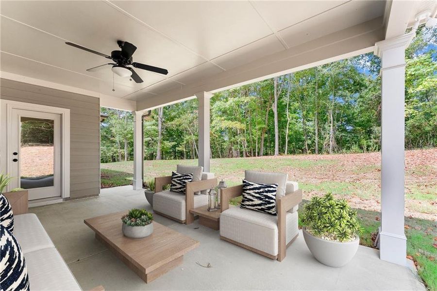 Furnished interior view inside a new home in , Demorest (Image 13).