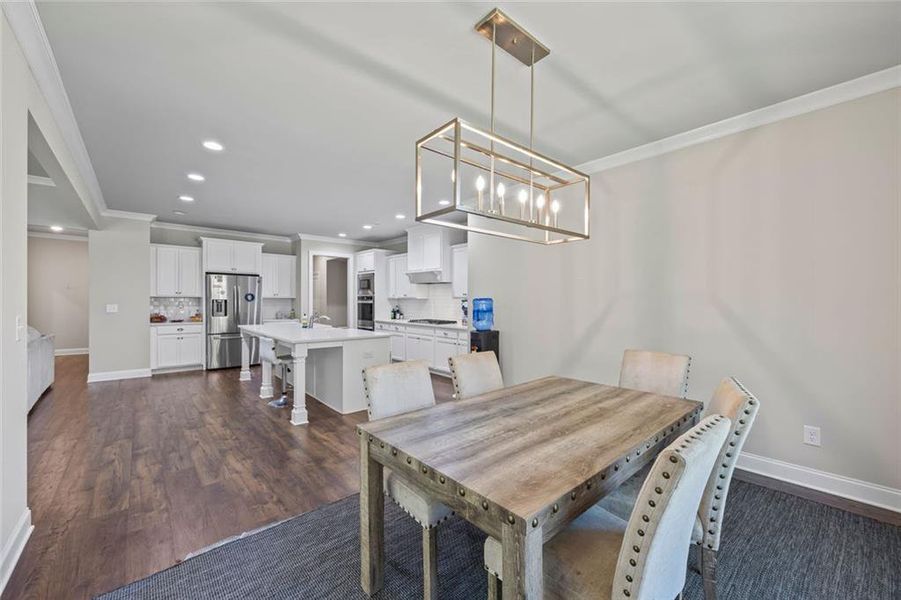 Furnished interior view inside a new home in , Hoschton (Image 36). Furnished interior view inside a new home in , Hoschton (Image 36).