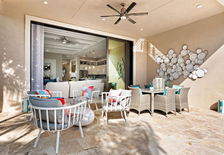 Furnished interior view inside a new home in PGA Village Verano, Port St. Lucie (Image 6).