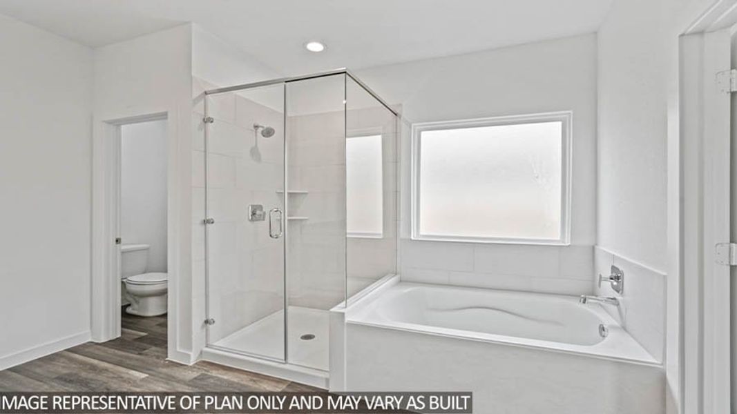 Furnished interior view inside a new home in Hills of Westlake, Conroe (Image 9).