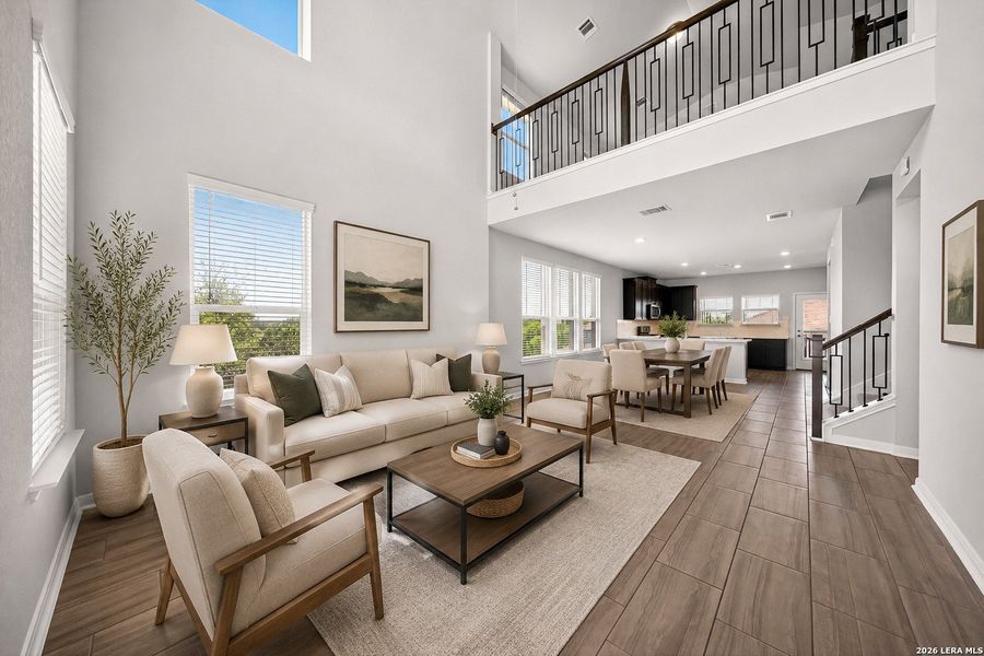 Furnished interior view inside a new home in Thomas Pond, San Antonio (Image 17).