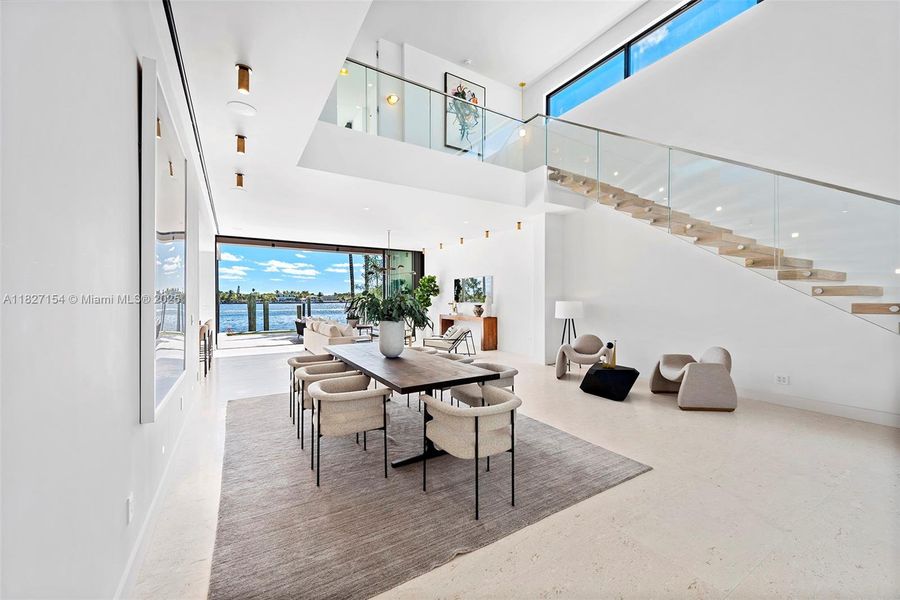 Furnished interior view inside a new home in , Miami Beach (Image 38).