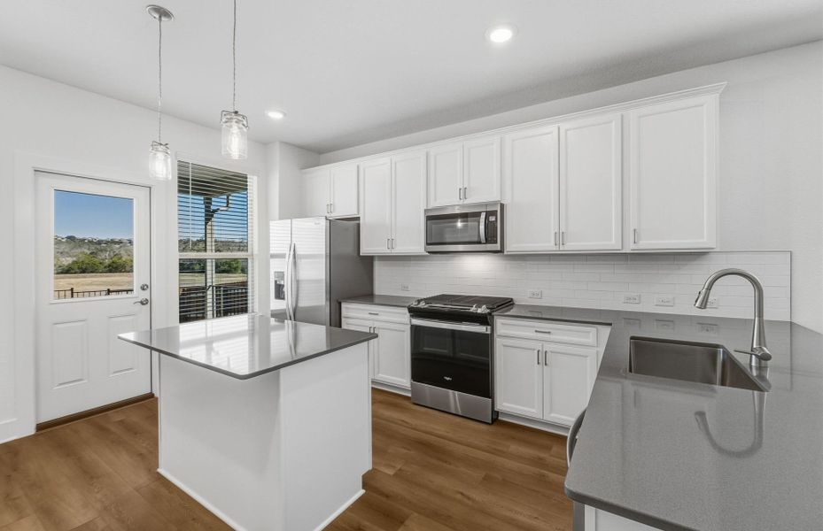 Furnished interior view inside a new home in Saddleback at Santa Rita Ranch, Liberty Hill (Image 6).