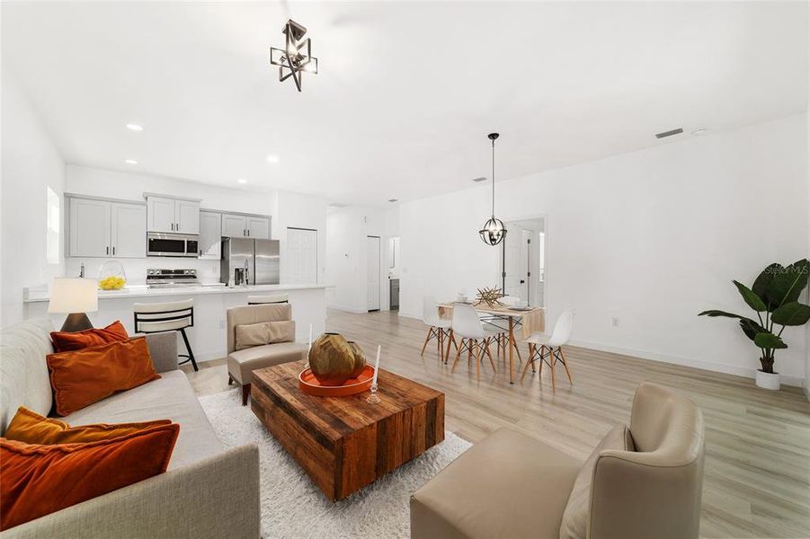 Furnished interior view inside a new home in , Ocala (Image 11).