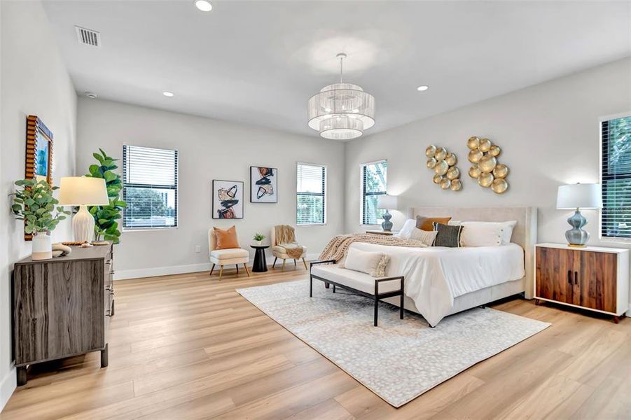 Furnished interior view inside a new home in , Tampa (Image 47).