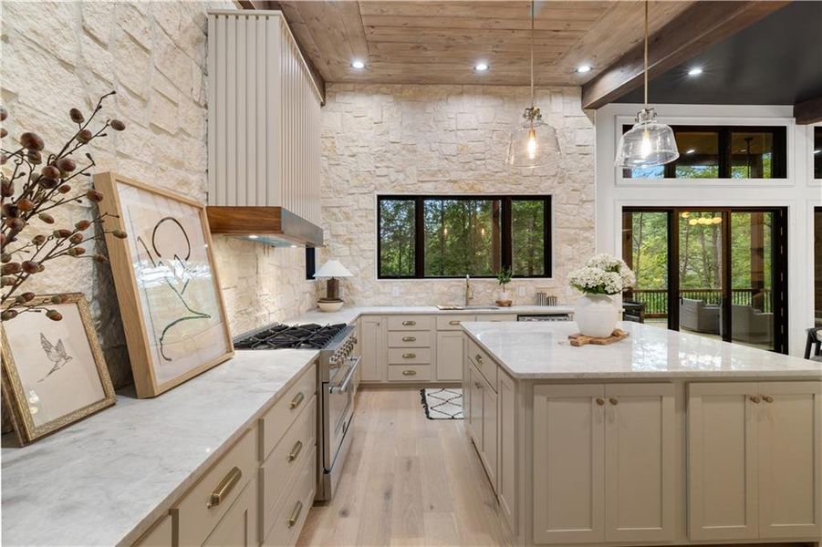 Furnished interior view inside a new home in , Cherry Log (Image 32).