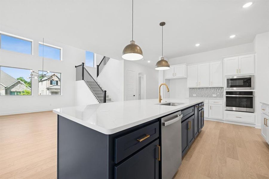 Furnished interior view inside a new home in , Mansfield (Image 9).