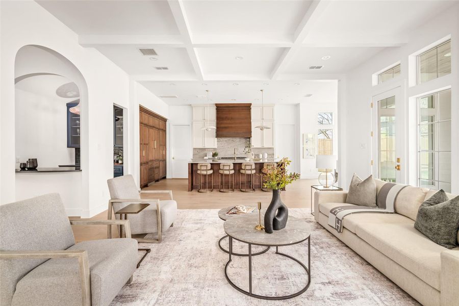Furnished interior view inside a new home in , Houston (Image 16).
