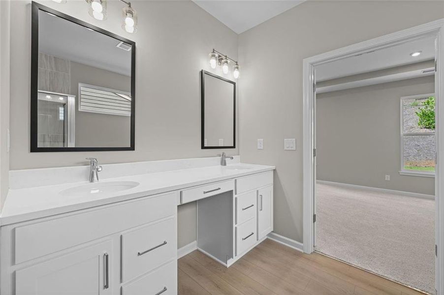 Furnished interior view inside a new home in Easton Park, Dallas (Image 10).