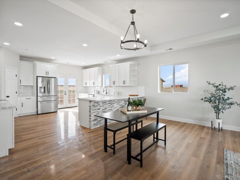 Furnished interior view inside a new home in , Strasburg (Image 6).