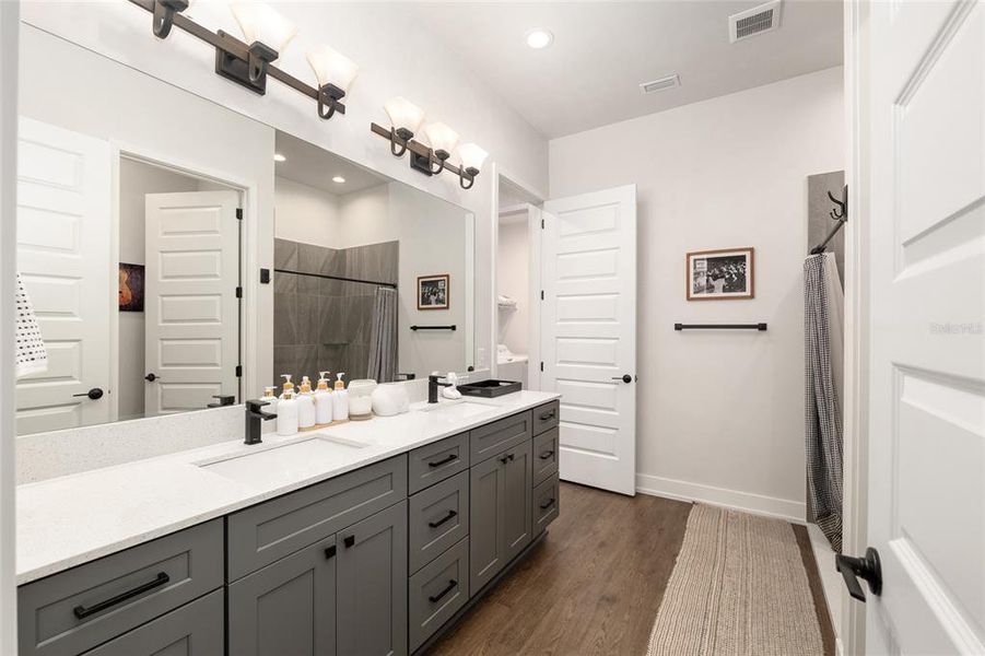 Furnished interior view inside a new home in Fairway Pointe at West End, Newberry (Image 11).