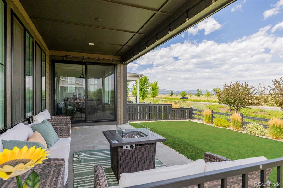 Exterior details and patio area of a home in , Littleton (Image 3). Exterior details and patio area of a home in , Littleton (Image 3).