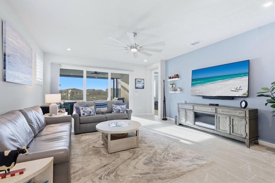 Furnished interior view inside a new home in , Venice (Image 8). Furnished interior view inside a new home in , Venice (Image 8).