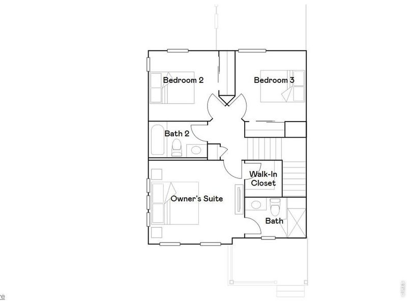 2D floor plan layout of this home in Timber Lark, Fort Collins, CO (Image 2). 2D floor plan layout of this home in Timber Lark, Fort Collins, CO (Image 2).