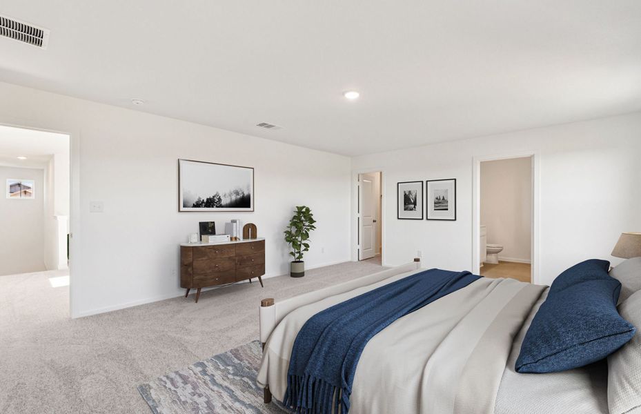 Furnished interior view inside a new home in Montgomery Bend, Montgomery (Image 14).