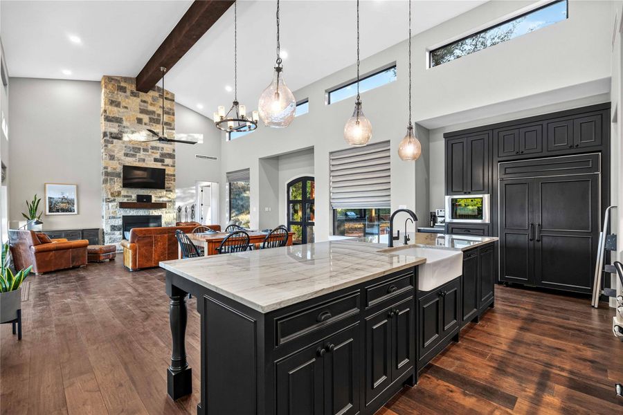 Furnished interior view inside a new home in , Marble Falls (Image 7).