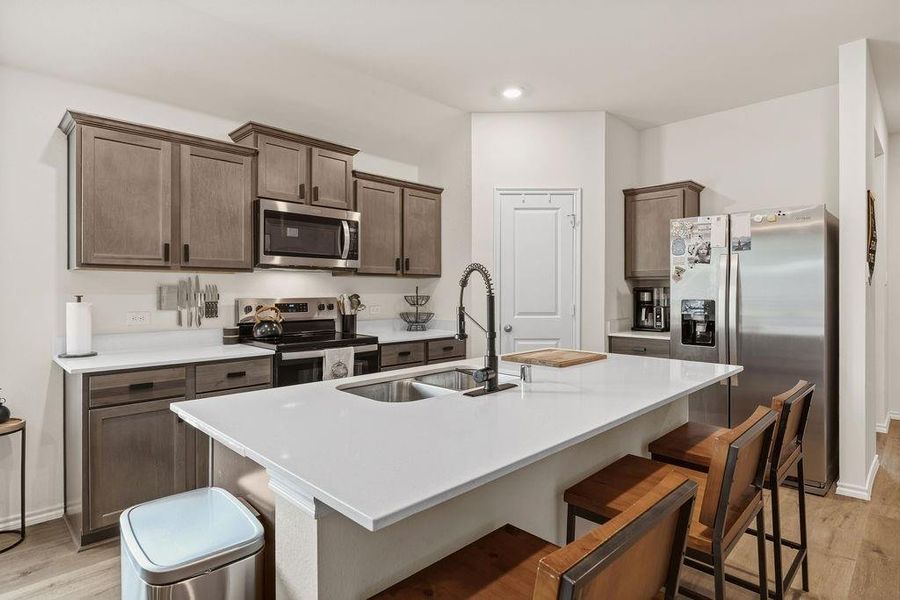 Furnished interior view inside a new home in Leonard Crossing, Leonard (Image 5).