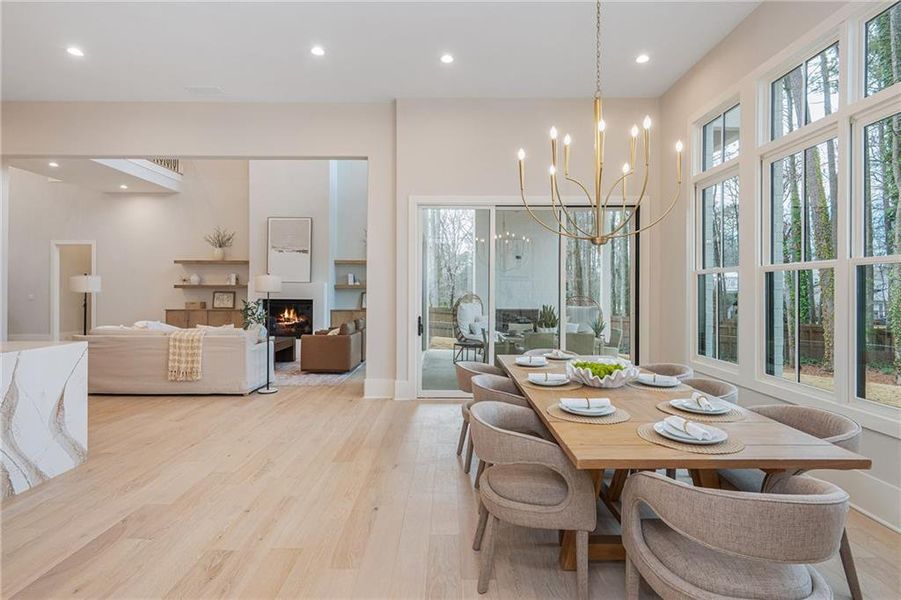 Furnished interior view inside a new home in , Alpharetta (Image 41).