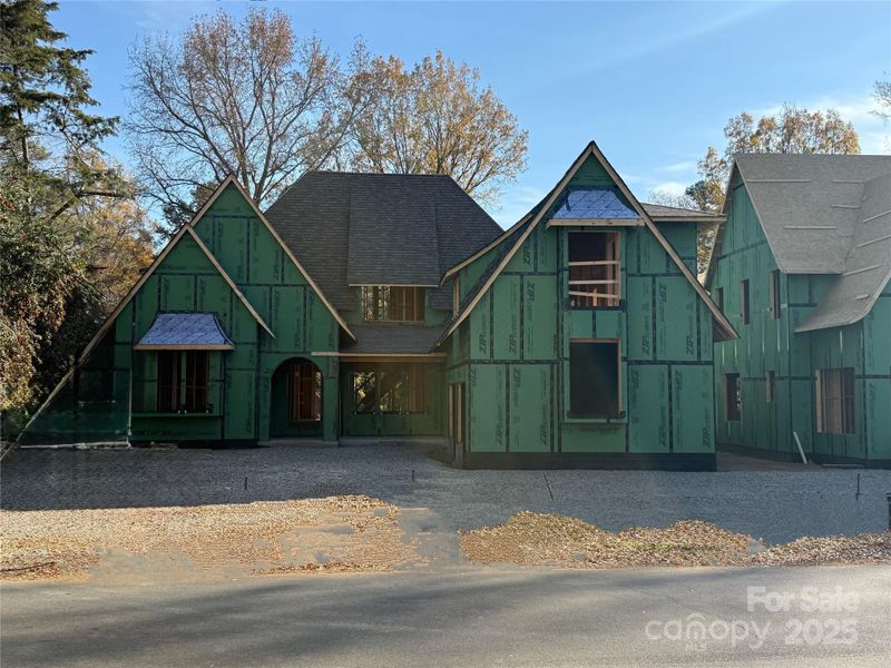 Front Elevation- 11-19-25 Shingles are on Front Elevation- 11-19-25 Shingles are on