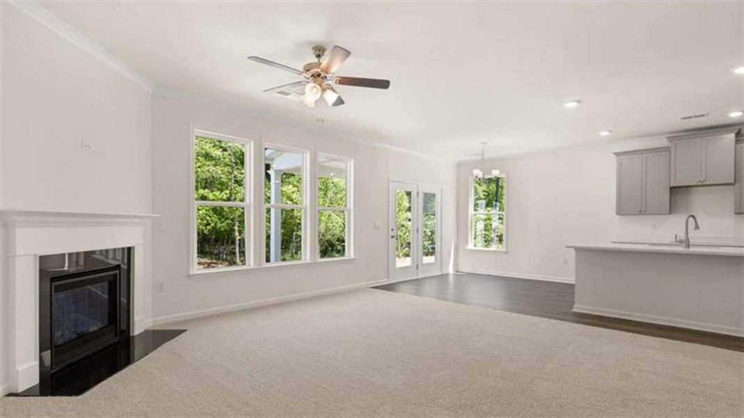Spacious, unfurnished interior of a new home in Wildwood, Covington (Image 24).