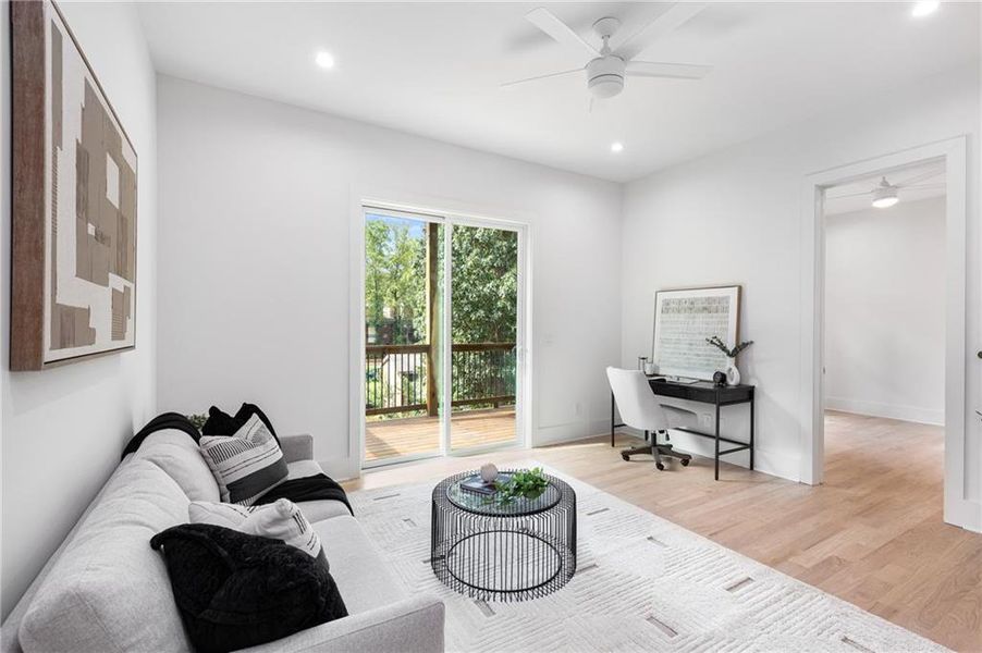 Furnished interior view inside a new home in , Smyrna (Image 17).