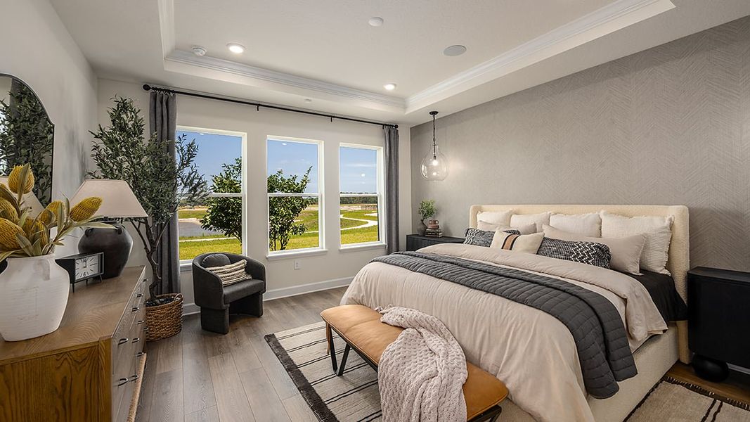 Furnished interior view inside a new home in Windward Preserve, Cocoa (Image 4). Furnished interior view inside a new home in Windward Preserve, Cocoa (Image 4).