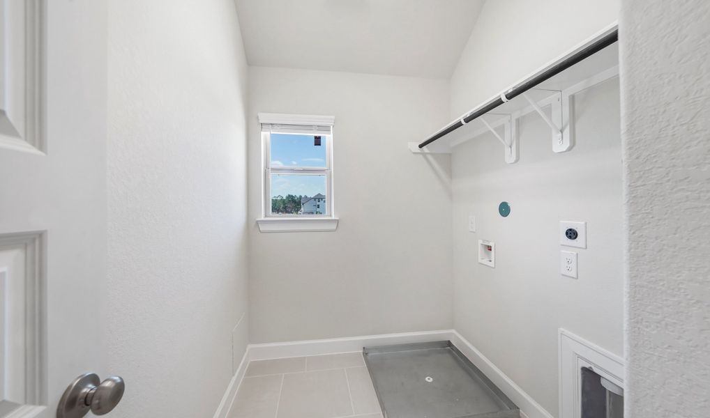 Convenient laundry room