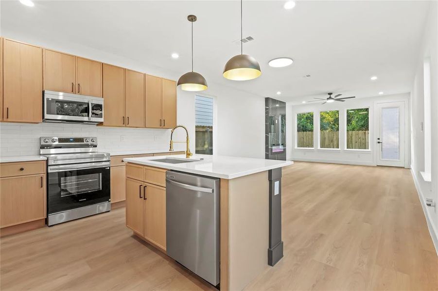 Furnished interior view inside a new home in , Dallas (Image 6). Furnished interior view inside a new home in , Dallas (Image 6).