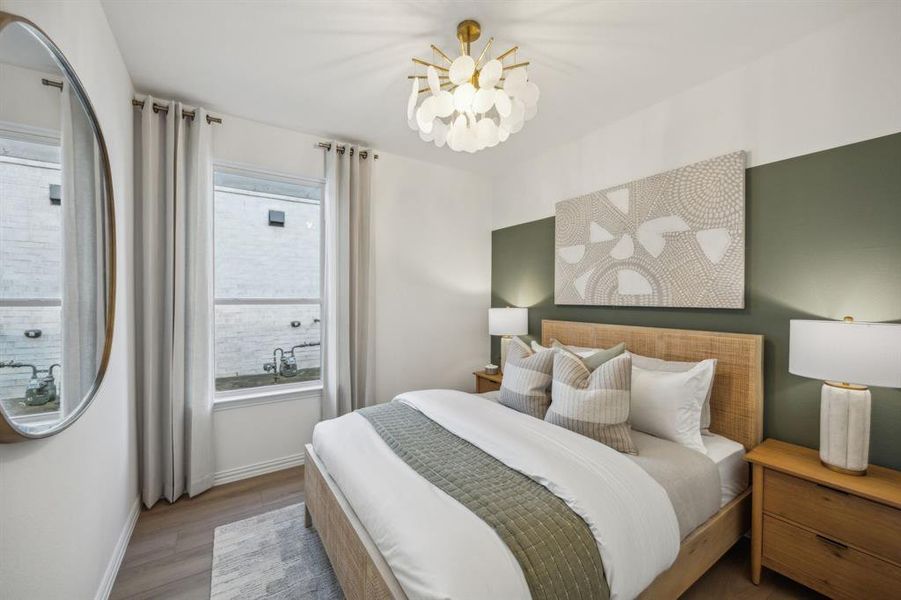 *Model Representation - Spacious secondary bedroom