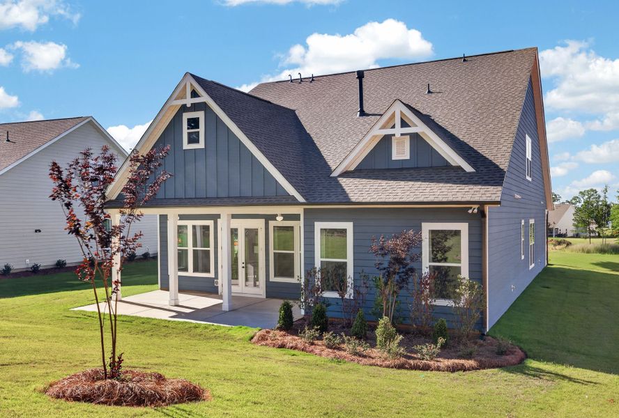 Front exterior of a new home in Edgewater - Harbor Pointe, Lancaster, SC, highlighting curb appeal (Image 2).
