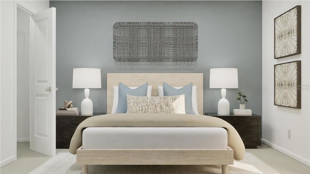 Furnished interior view inside a new home in Westview, Kissimmee (Image 12). Furnished interior view inside a new home in Westview, Kissimmee (Image 12).