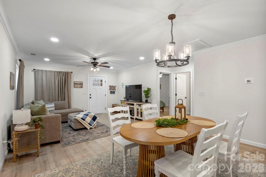 Furnished interior view inside a new home in , Concord (Image 8). Furnished interior view inside a new home in , Concord (Image 8).