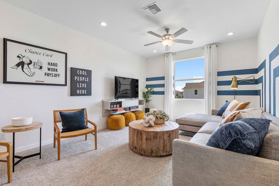 Furnished interior view inside a new home in The Sanctuary – Coastal Collection, Punta Gorda (Image 7).