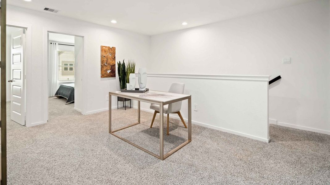 Furnished interior view inside a new home in Alaia Crossing, Houston (Image 4).