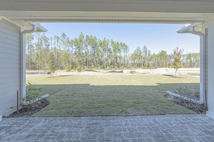 Representative exterior details of a home built from the Julington by Riverside Homes in Hidden Creek at SilverLeaf 70' Series, St. Augustine (Image 22).