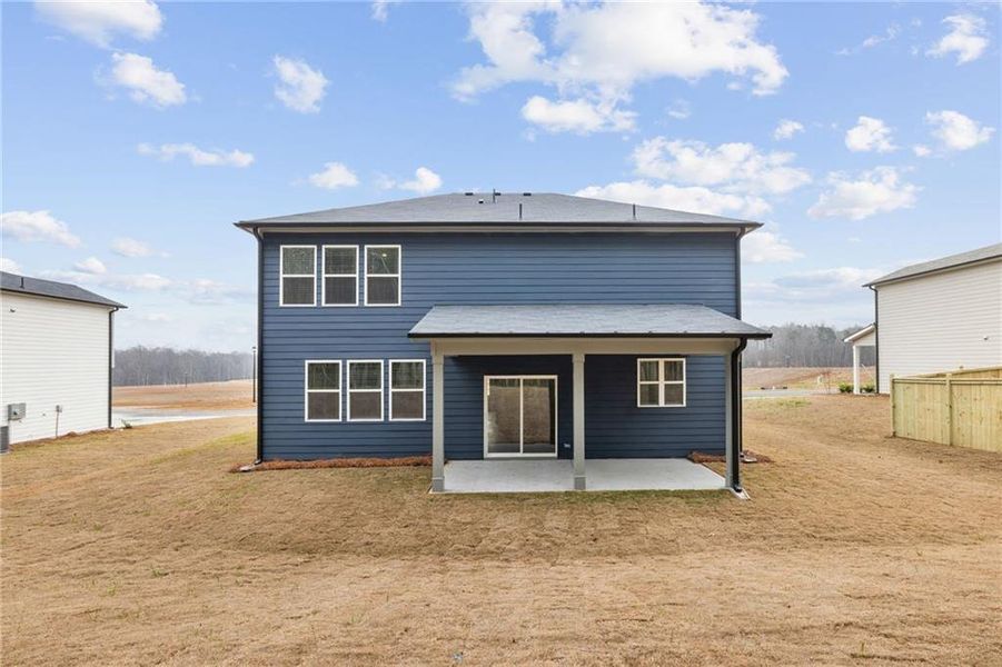 Exterior details and patio area of a home in Reserve at Gum Springs, Jefferson (Image 3).
